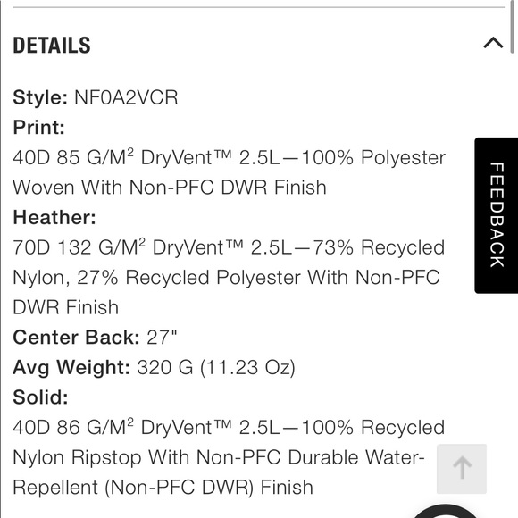 North Face Rain Coat - Picture 9 of 9